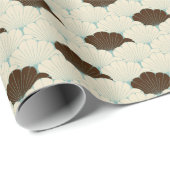 Blue Foliage Geschenkpapier (Rolleneckpunkt)