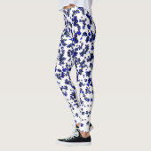 Blue Foliage Leggings (Links)