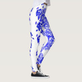 Blue Foliage Leggings (Rechts)