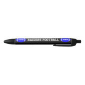 Blue Football Custom Team Name oder Text Coach's P Kugelschreiber (Unterseite)