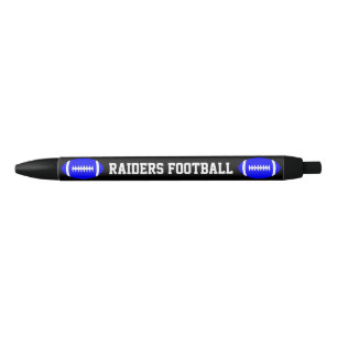 Blue Football Custom Team Name oder Text Coach's P Kugelschreiber