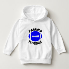 Blue Football Custom Team Name oder Text Game Day Baby T-shirt