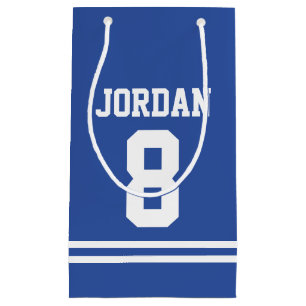 Blue Football Jersey - Sportthema Geburtstagsparty Kleine Geschenktüte
