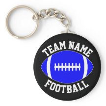 Blue Football Player/Coach Custom Team Name Sports