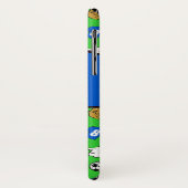 Blue Football Shirts Design. Case-Mate iPhone Hülle (Hinten/Links)