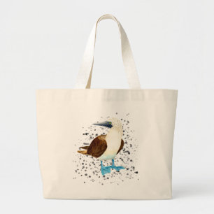 Blue Footed Bird Bobbie Tote Bag Jumbo Stoffbeutel