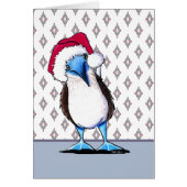 Blue Footed Bird Christmas Card (Vorne)