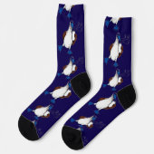 Blue Footed Bird Socks Socken (Linkes Detail)