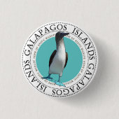 Blue Footed Booby Button (Vorderseite)