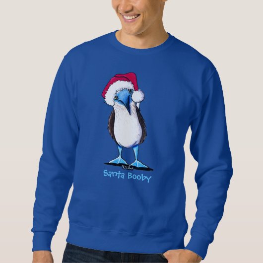 Blue Footed Booby Christmas Sweatshirt (Vorderseite)