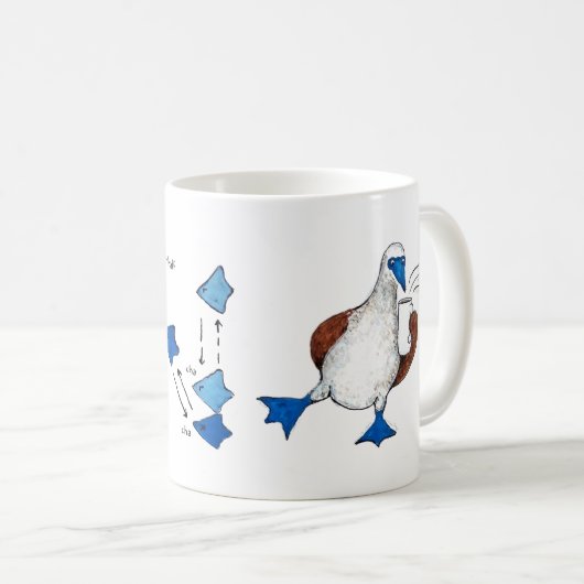 Blue Footed Cha Cha-cha Kaffeetasse (VorderseiteRechts)