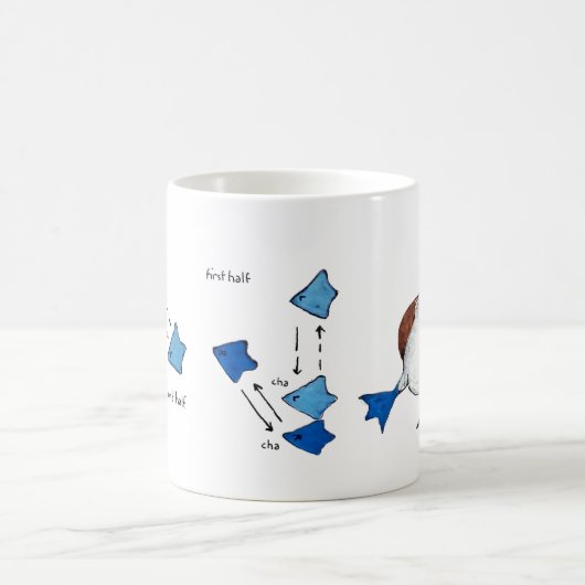 Blue Footed Cha Cha-cha Kaffeetasse (Mittel)