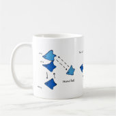 Blue Footed Cha Cha-cha Kaffeetasse (Links)