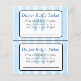 Blue Footprints von Themed Baby Duschwabespielen