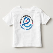 Blue for Someone I Love – Diabetes Awareness Kleinkind T-shirt (Vorderseite)