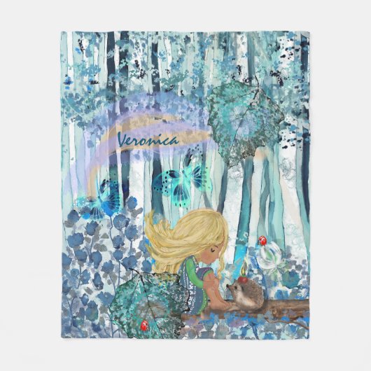 Blue Forest Little Fleecedecke (Vorderseite)