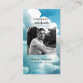 Blue Forever in unserer Herzensbeerenkkarte Telefonnummerkarte