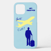 Blue Forever Luv Case-Mate iPhone Hülle (Rückseite)