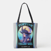 Blue Fortune Teller _ Halloween Tasche (Rückseite)