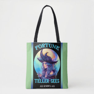 Blue Fortune Teller _ Halloween Tasche