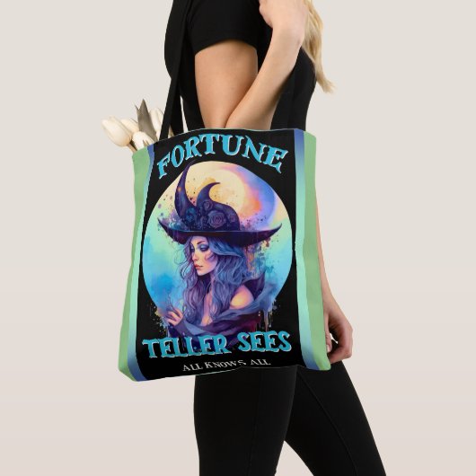 Blue Fortune Teller _ Halloween Tasche (Von Nahem)