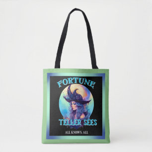 Blue Fortune Teller _ Halloween Tasche