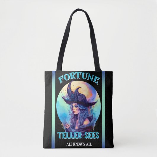 Blue Fortune Teller _ Halloween Tasche (Vorderseite)