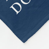 Blue Foto 2025 Abschluss Fleecedecke (Ecke)