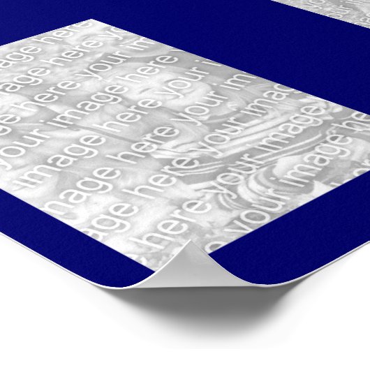 Blue Foto Collage 2009 Poster (Ecke)