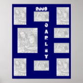 Blue Foto Collage 2009 Poster (Vorne)