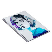 Blue Foto Lady | Notebook-Journal Notizblock (Rechte Seite)