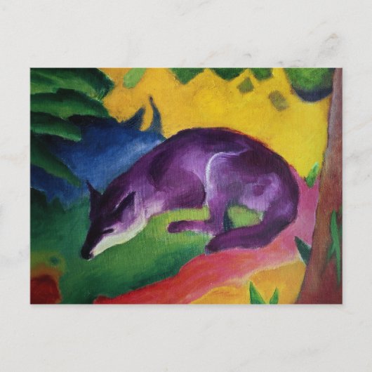 Blue Fox, 1911 Postkarte (Vorderseite)