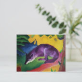 Blue Fox, 1911 Postkarte (Stehend Vorderseite)