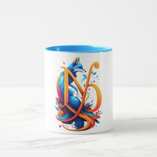 Blue Fox Art Tasse (Zentrum)