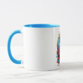 Blue Fox Art Tasse (Links)