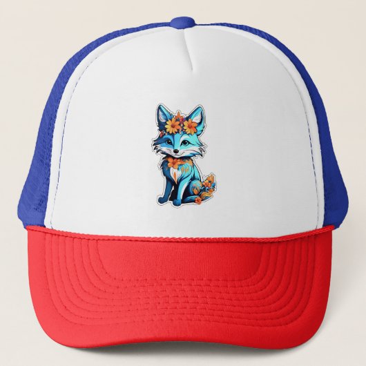 Blue Fox Baseball & Trucker Hats Truckerkappe (Vorderseite)