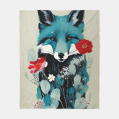 Blue Fox Fleecedecke (Vorderseite)