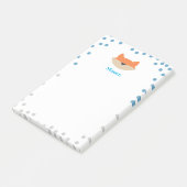 Blue Fox Post-it notiert Stationery Klebezettel (angewinkelt)