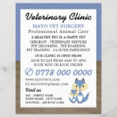 Blue Fox, Veterinary, Veterinary Service Flyer (Vorne)