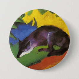 Blue Fox (von Franz Marc) Button