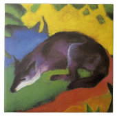 Blue Fox (von Franz Marc) Fliese (Vorderseite)