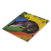 Blue Fox (von Franz Marc) Fliese (Seite)