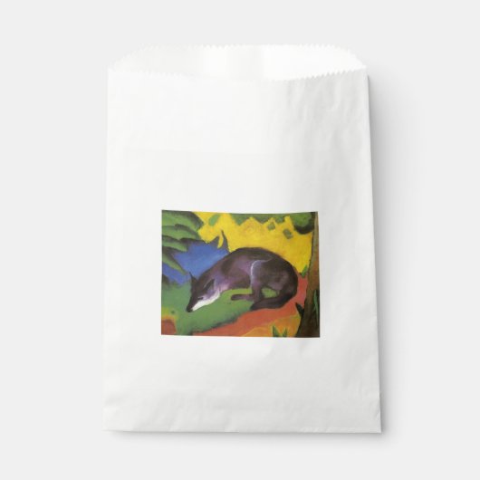 Blue Fox (von Franz Marc) Geschenktütchen (Vorderseite)