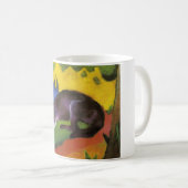 Blue Fox (von Franz Marc) Kaffeetasse (VorderseiteRechts)