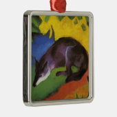 Blue Fox (von Franz Marc) Keramik Ornament Aus Metall (Rechts)