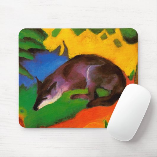 Blue Fox von Franz Marc Mousepad (Mit Mouse)