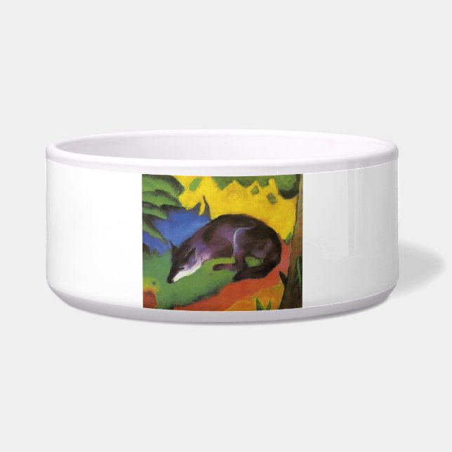 Blue Fox (von Franz Marc) Napf (Vorderseite)