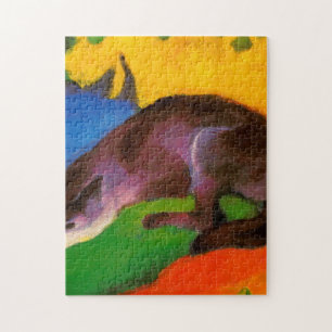 Blue Fox von Franz Marc Puzzle