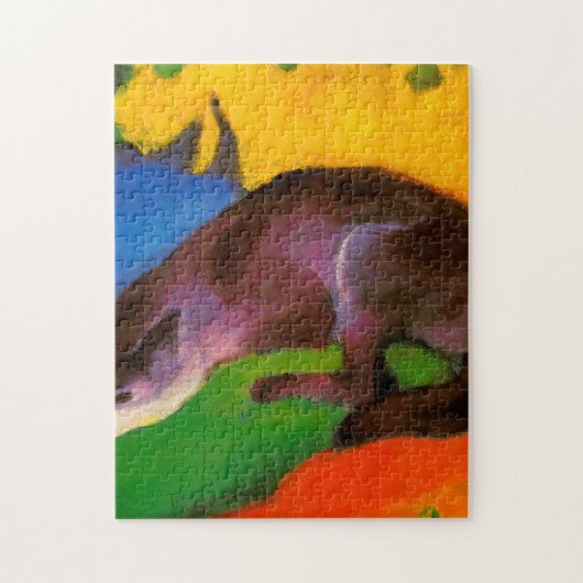 Blue Fox von Franz Marc Puzzle (Vertikal)