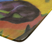 Blue Fox (von Franz Marc) Schneidebrett (Ecke)